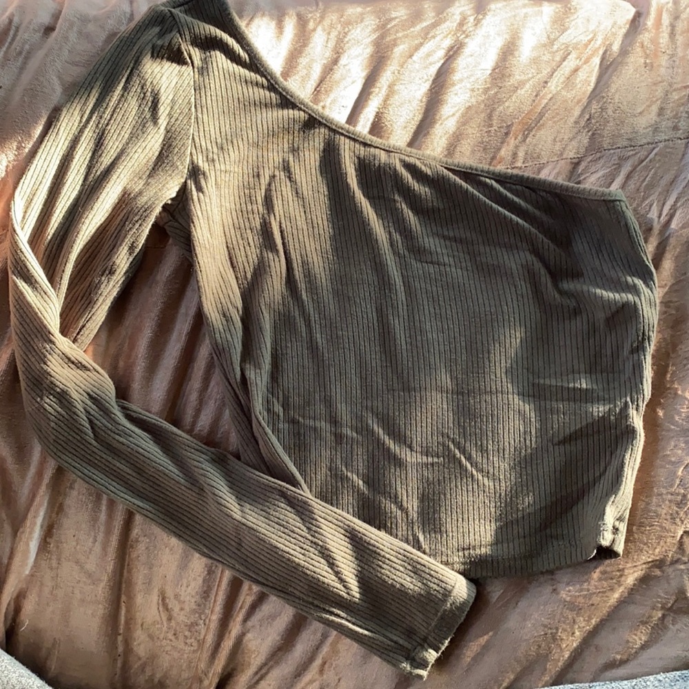 Garage one shoulder shirt